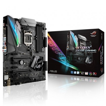 ASUS ROG STRIX Z270F Intel LGA 1151 DDR4 M.2 SATA USB 3.1 DP HDMI DVI 4+3 GPU Mining Gaming ATX Motherboard ASUS ROG STRIX Z270F Intel LGA 1151 DDR4 M.2 SATA USB 3.1 DP HDMI DVI 4+3 GPU Mining Gaming ATX Motherboard